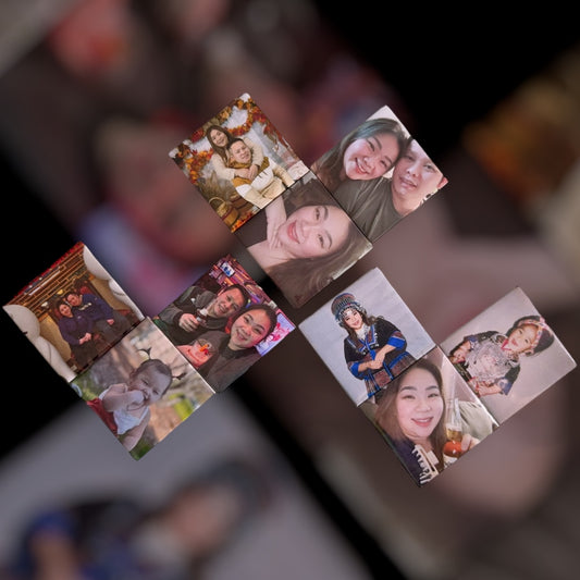 Custom 2X2 Photo Magnets | Set of 9